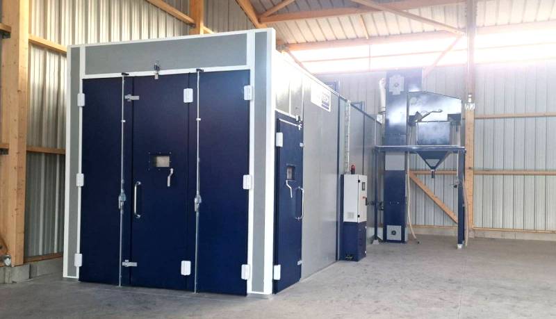 Installation professionnelle cabine de grenaillage manuel à Marseille 13 Bouches-du-Rhône pour industrie