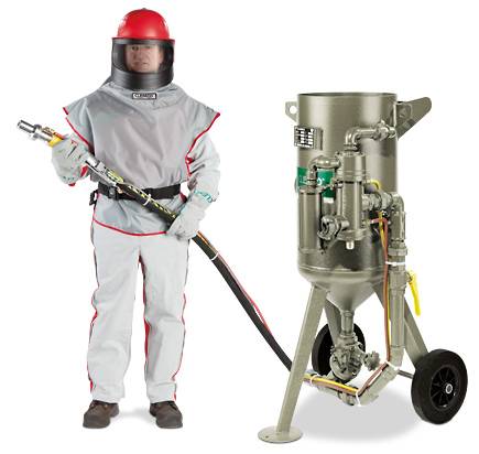 Système de grenaillage complet et équipé avec EPI et pièces détachés sur Lyon 69 Rhône